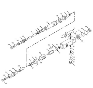 Figure 0 Diagram and Parts List for CP860E  Chicago Pneumatic Grinder